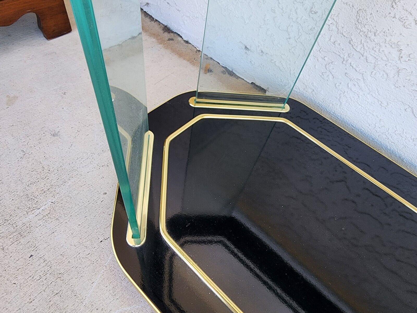 Console vintage à roulettes pour bar dépoli en vente 3