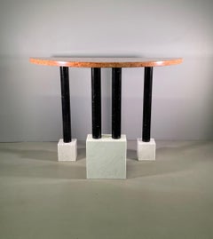 Vintage Console Marble Ettore Sottsass for Ultima Edizione, Italy, 1980s
