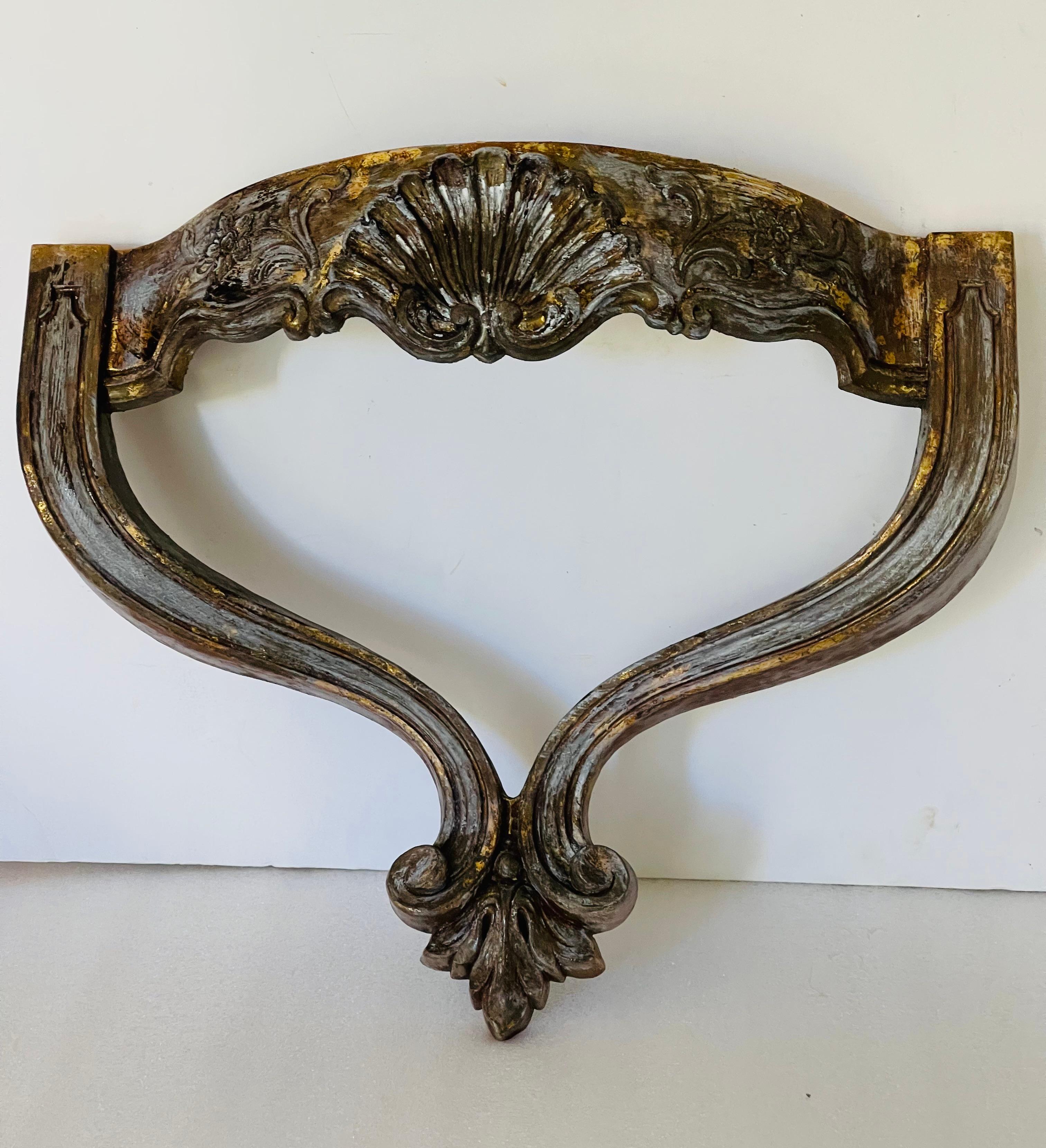 Classique américain Base de table console Vintage Distressed en vente