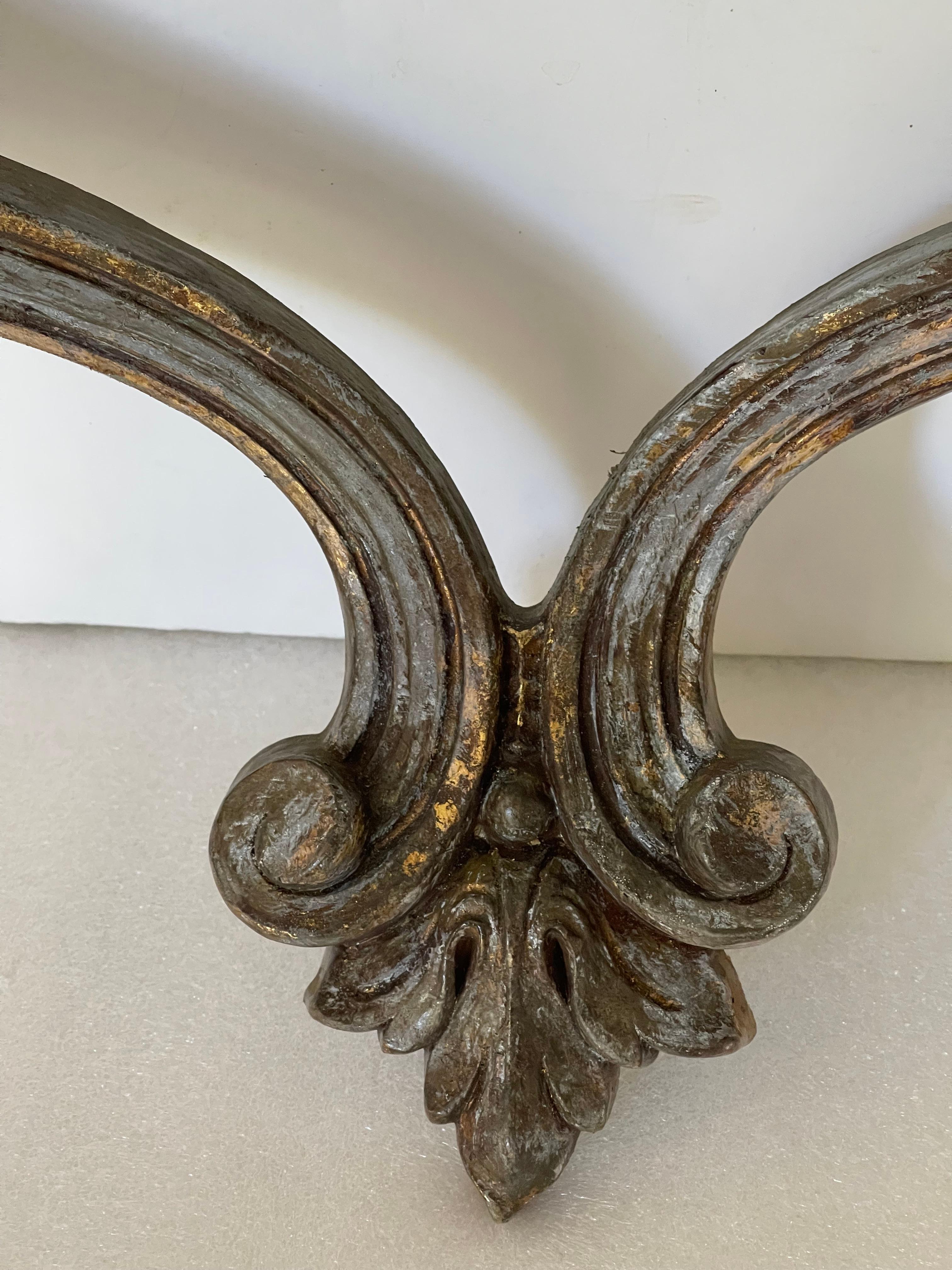 Base de table console Vintage Distressed Bon état - En vente à Boca Raton, FL