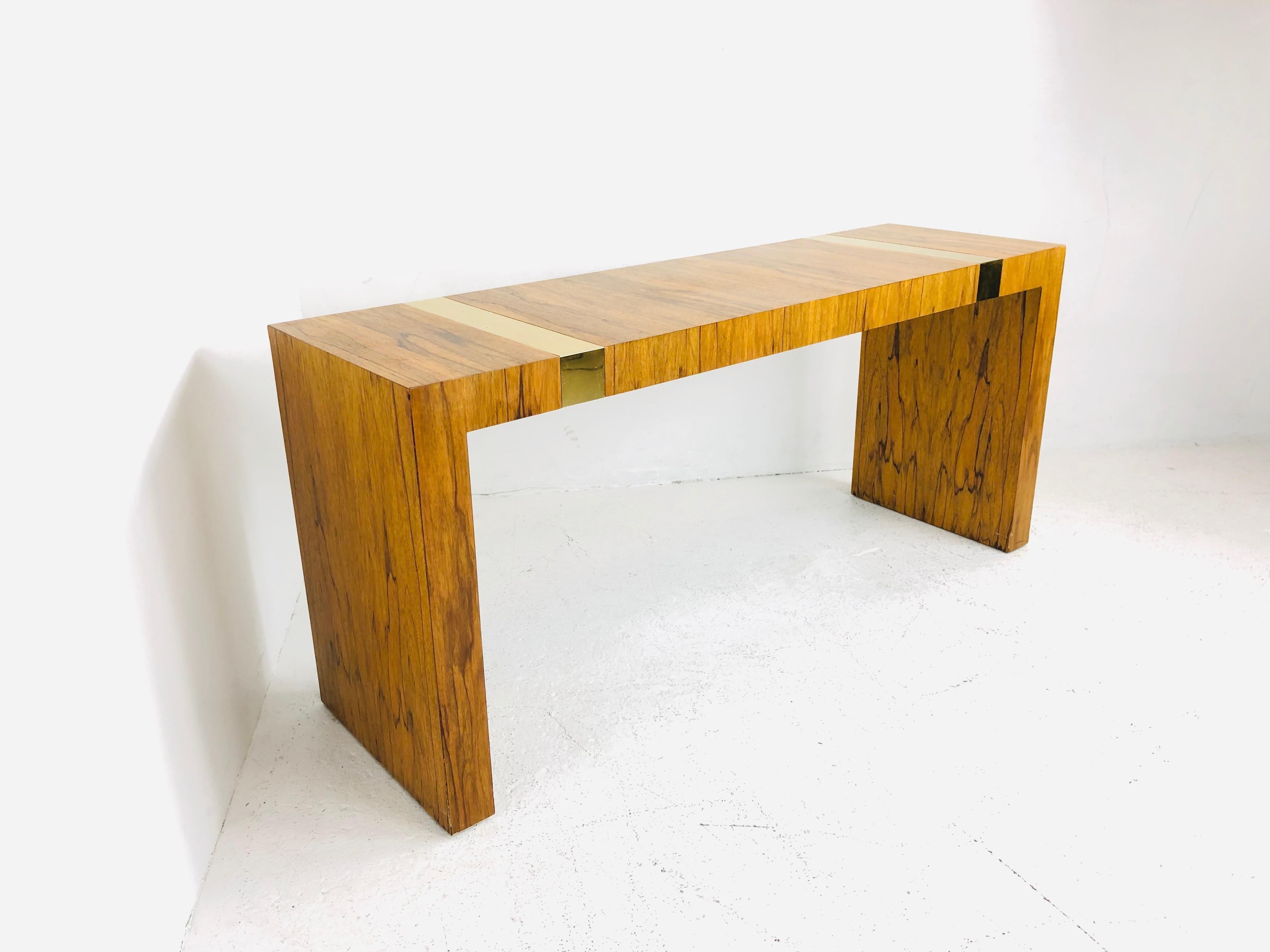 Vintage Console Table by Milo Baughman for TC In Good Condition In Dallas, TX