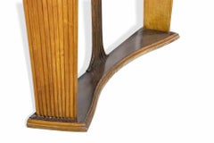 Consolle vintage con specchio di Osvaldo Borsani, anni '50