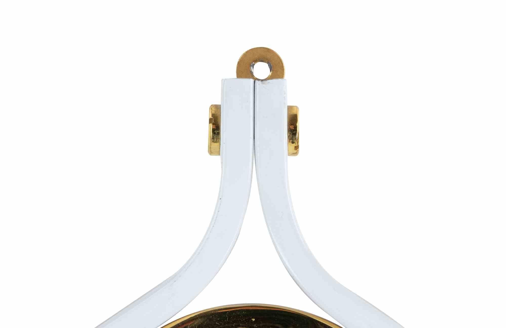 Console vintage avec miroir mural de Tommaso Barbi, Italie, 1970 en vente 6