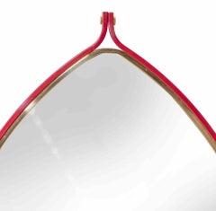 Consolle vintage con specchio da parete di Tommaso Barbi, Italia, anni '70