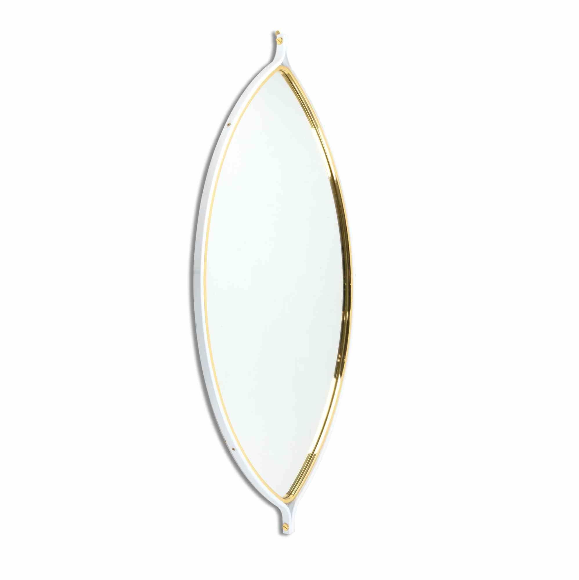 Console vintage avec miroir mural de Tommaso Barbi, Italie, 1970 en vente 2