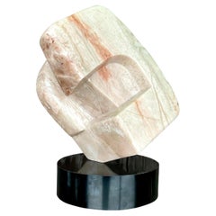 Vintage Contemporary Abstract Stone Sculpture