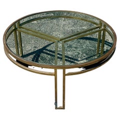 Retro Contemporary Brass Coffee Table