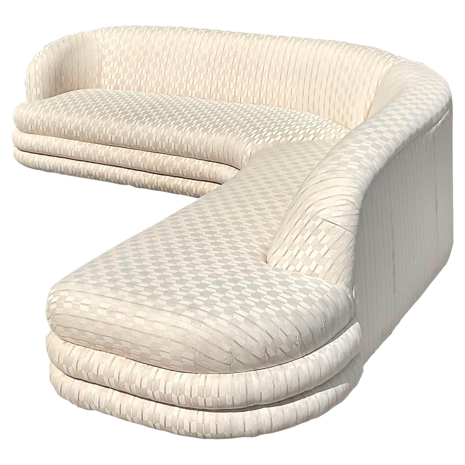 Sentient Baashe Curved Sectional Sofa For Sale at 1stDibs