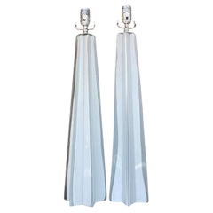 Vintage Contemporary Glass Star Lampen - ein Paar