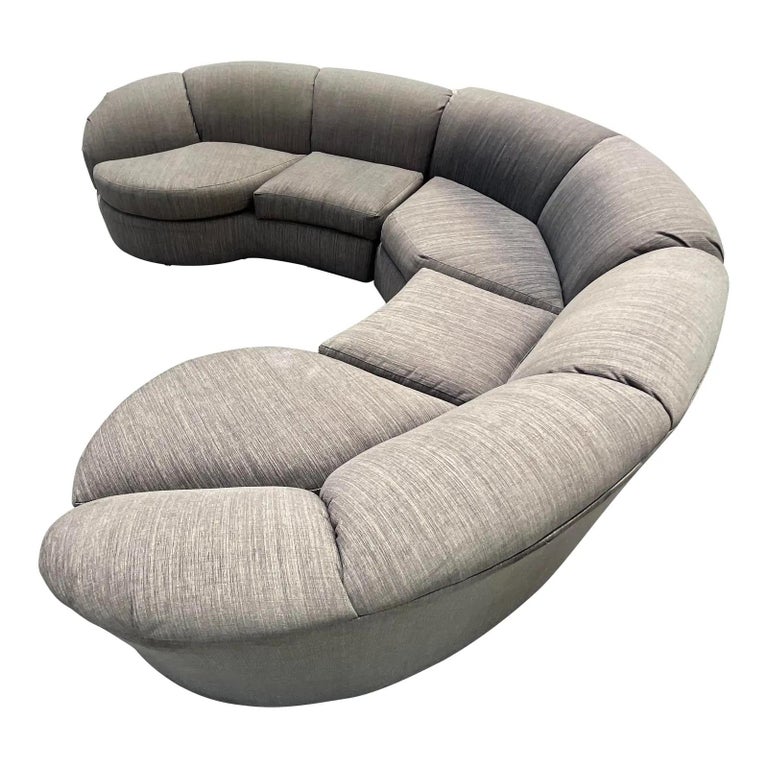 Vintage Contemporary John Mascheroni for Swaim Sectional Sofa For Sale