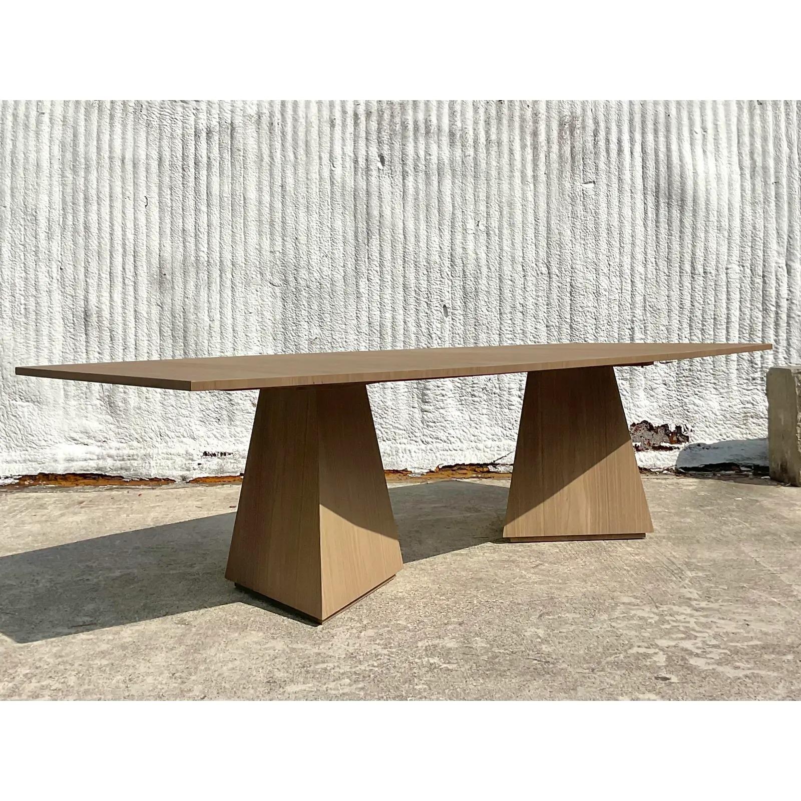 Vintage Contemporary Keith Fritz “Divine” Faceted Dining Table For Sale 2