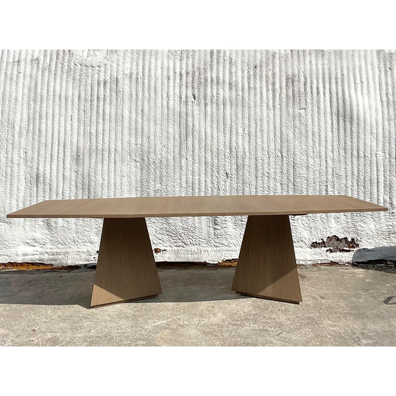 Vintage Contemporary Keith Fritz “Divine” Faceted Dining Table For Sale 4