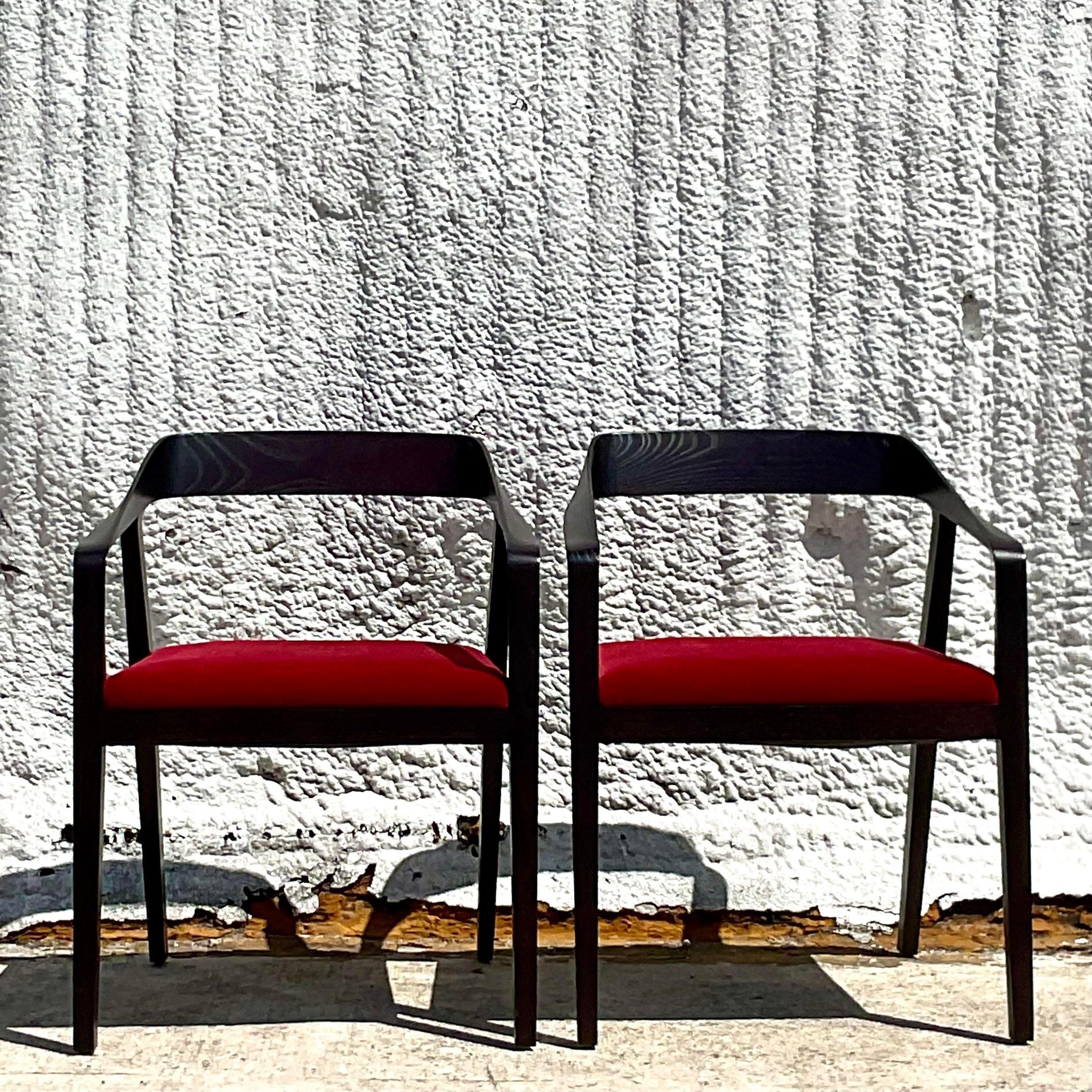 Vintage Contemporary Mark Goetz Full Twist Chairs - a Pair For Sale 1