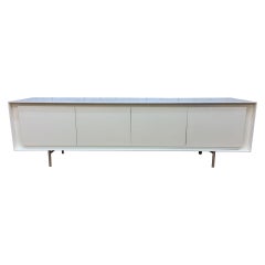 Vintage Contemporary Media Cabinet Console with Storage