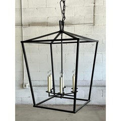 Vintage Contemporary Monumental Frame Lantern