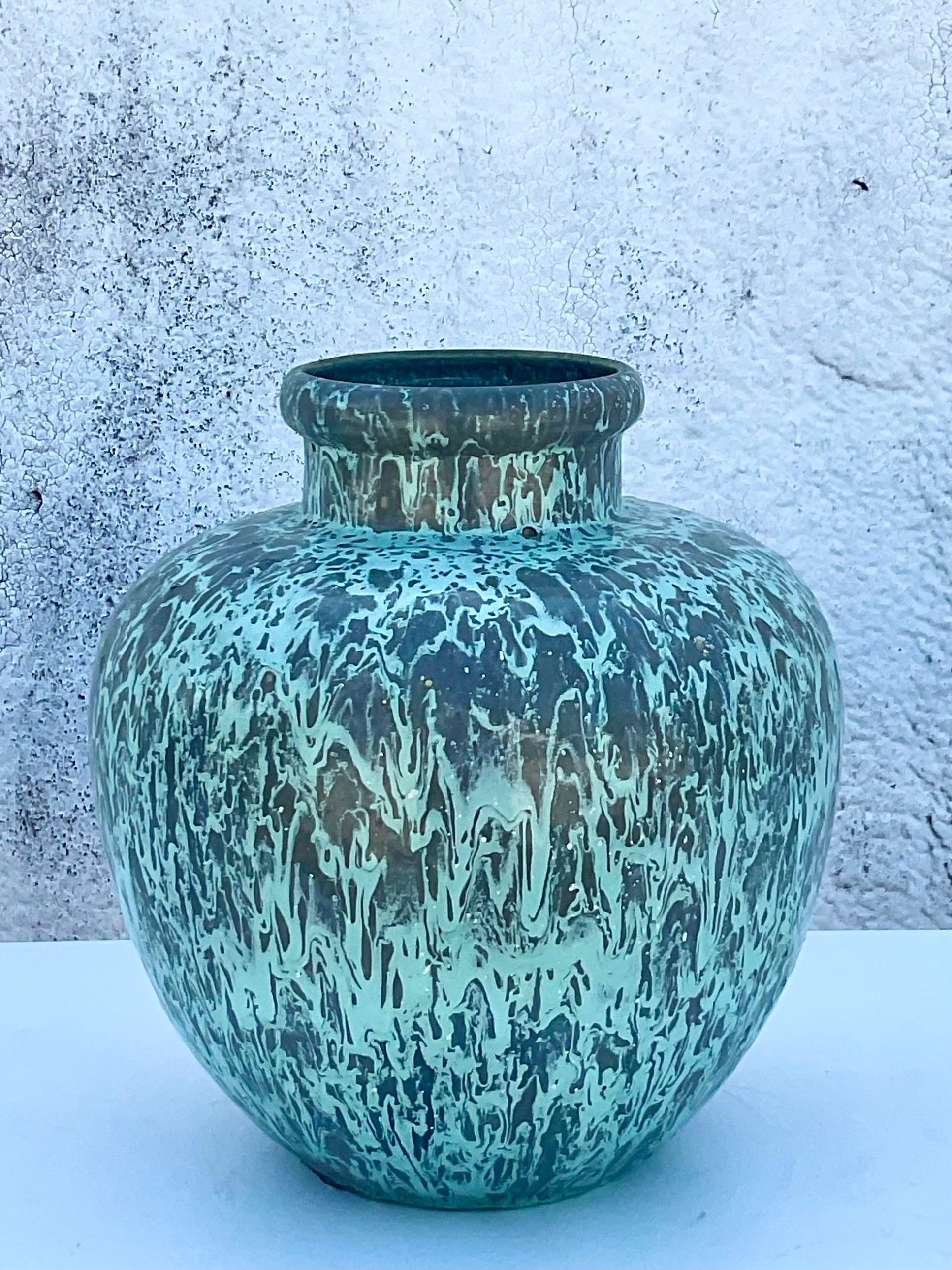 20th Century Vintage Contemporary Splatter Urn For Sale