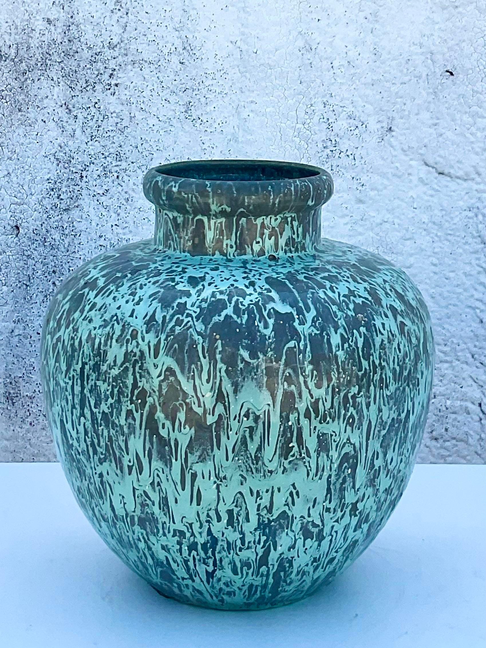 Vintage Contemporary Splatter Urn For Sale 2
