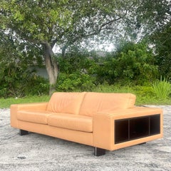 Divano a ripiani in pelle vintage Contemporary Tagged Roche Bobois