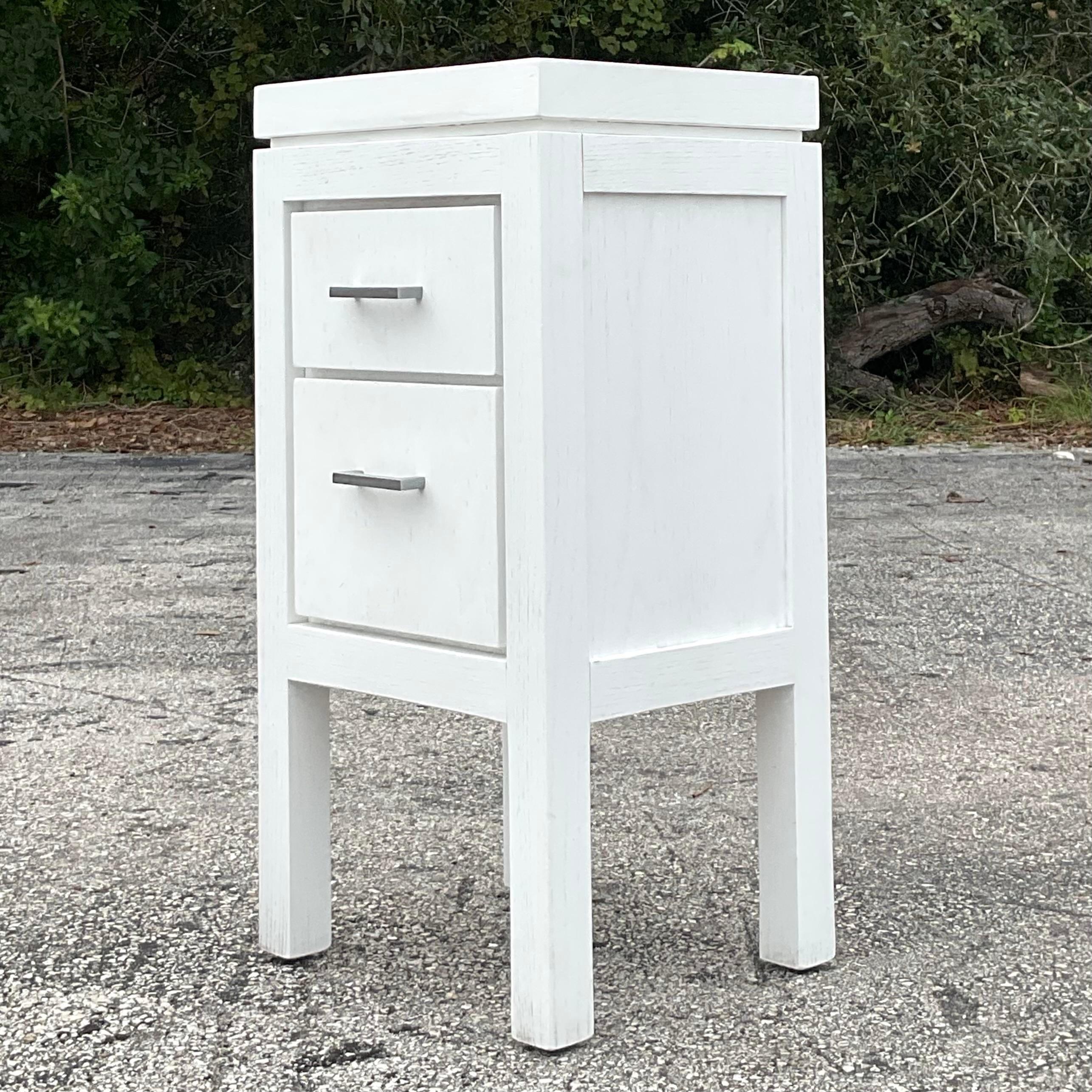 American Vintage Contemporary Waterworks Side Table For Sale