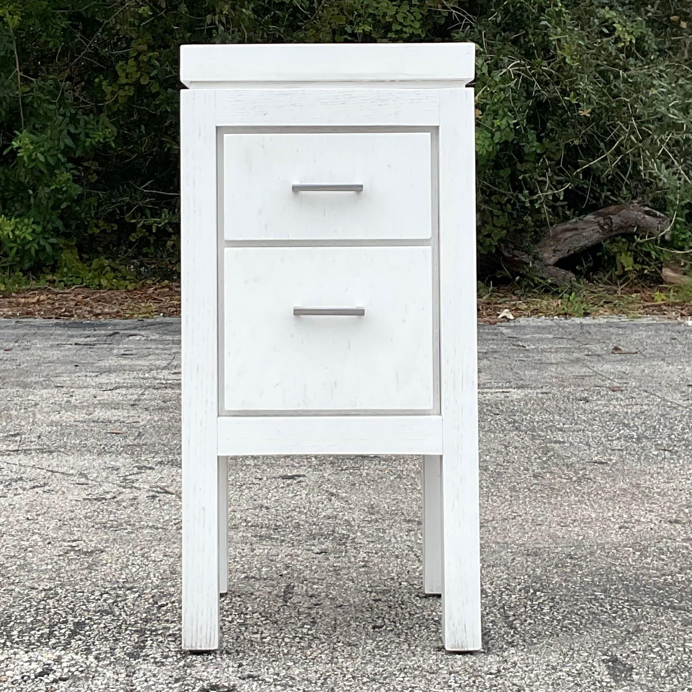 Vintage Contemporary Waterworks Side Table For Sale 1