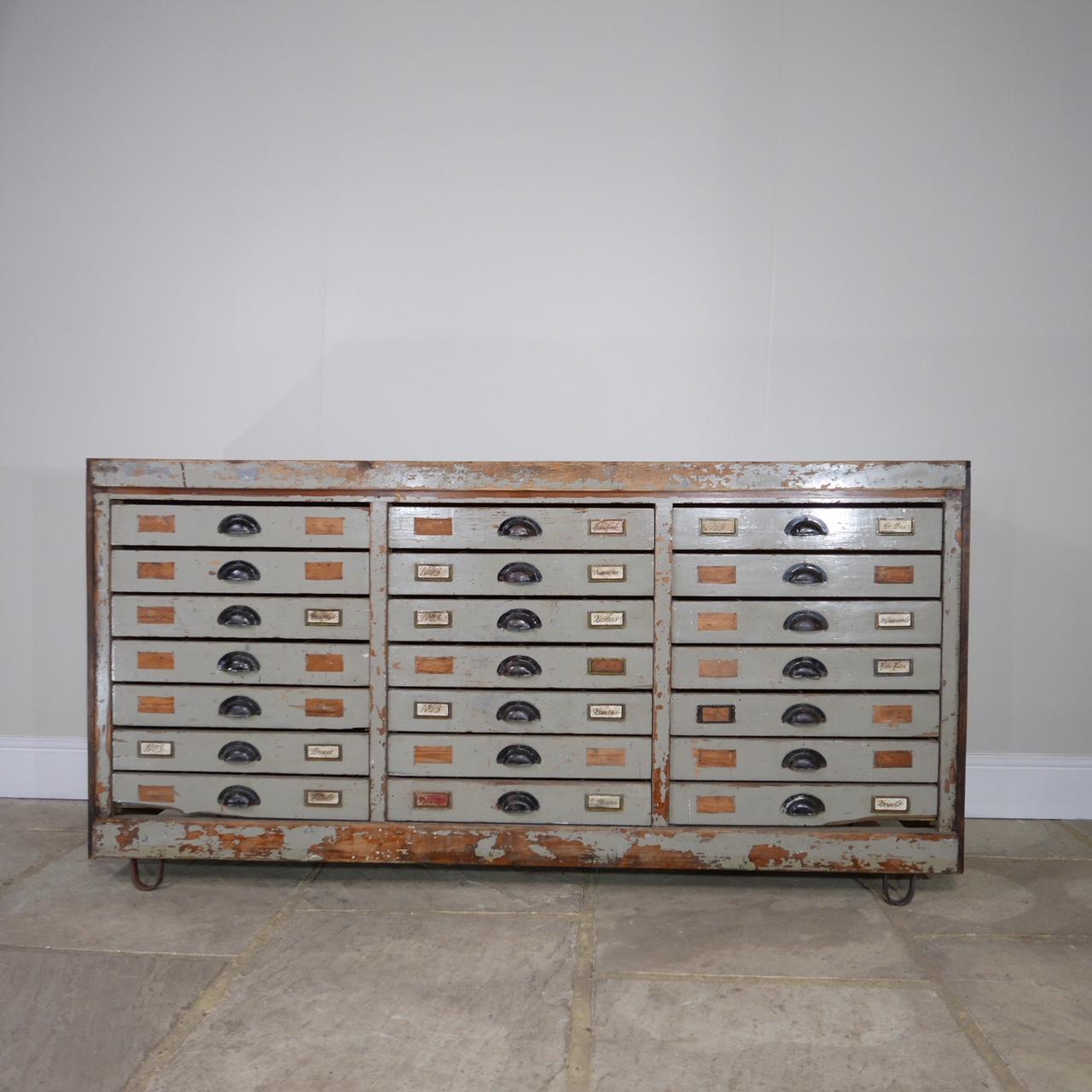 Vintage Continental Industrial Drawers 3