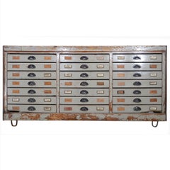 Vintage Continental Industrial Drawers