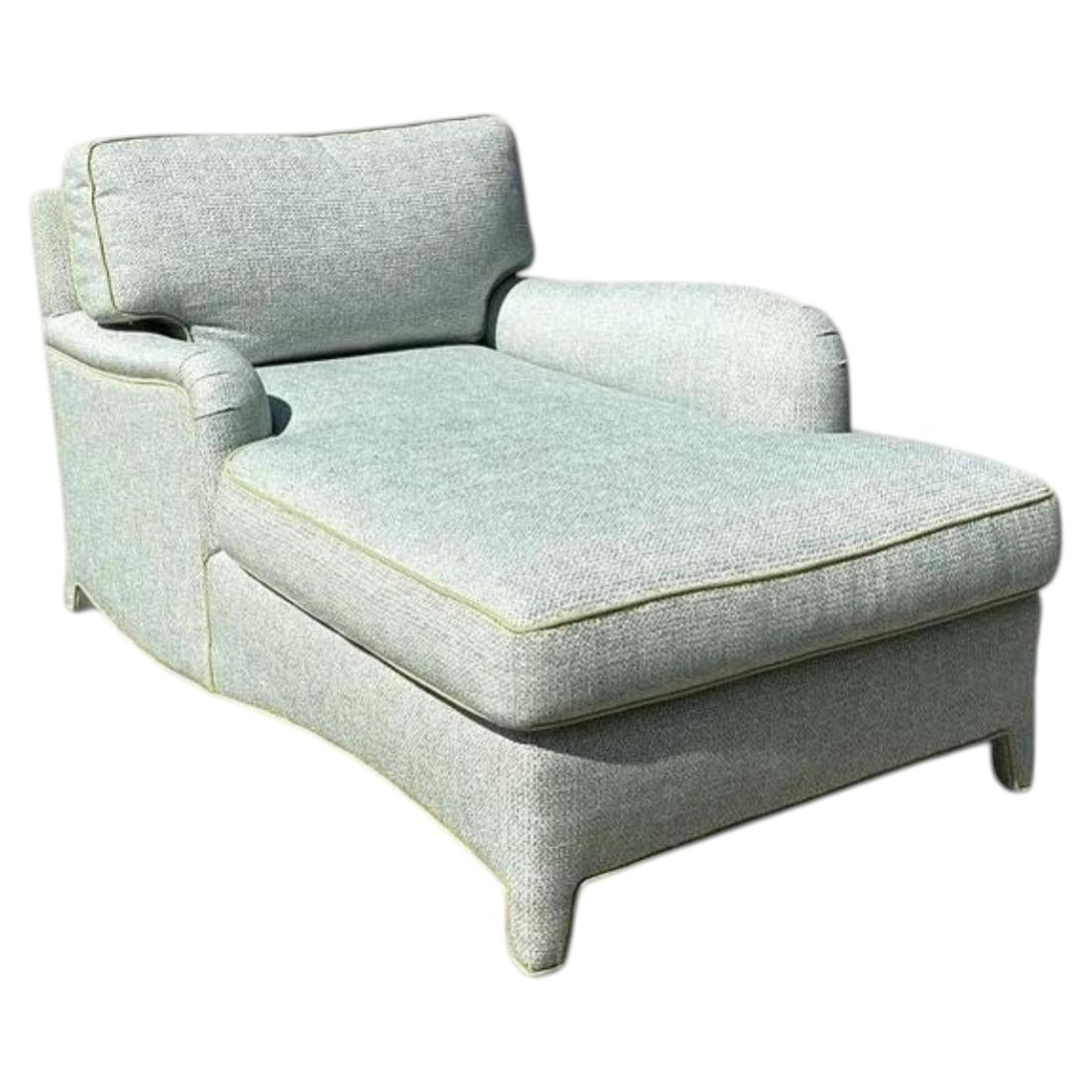 Vintage Contrast Welt Chaise Lounge