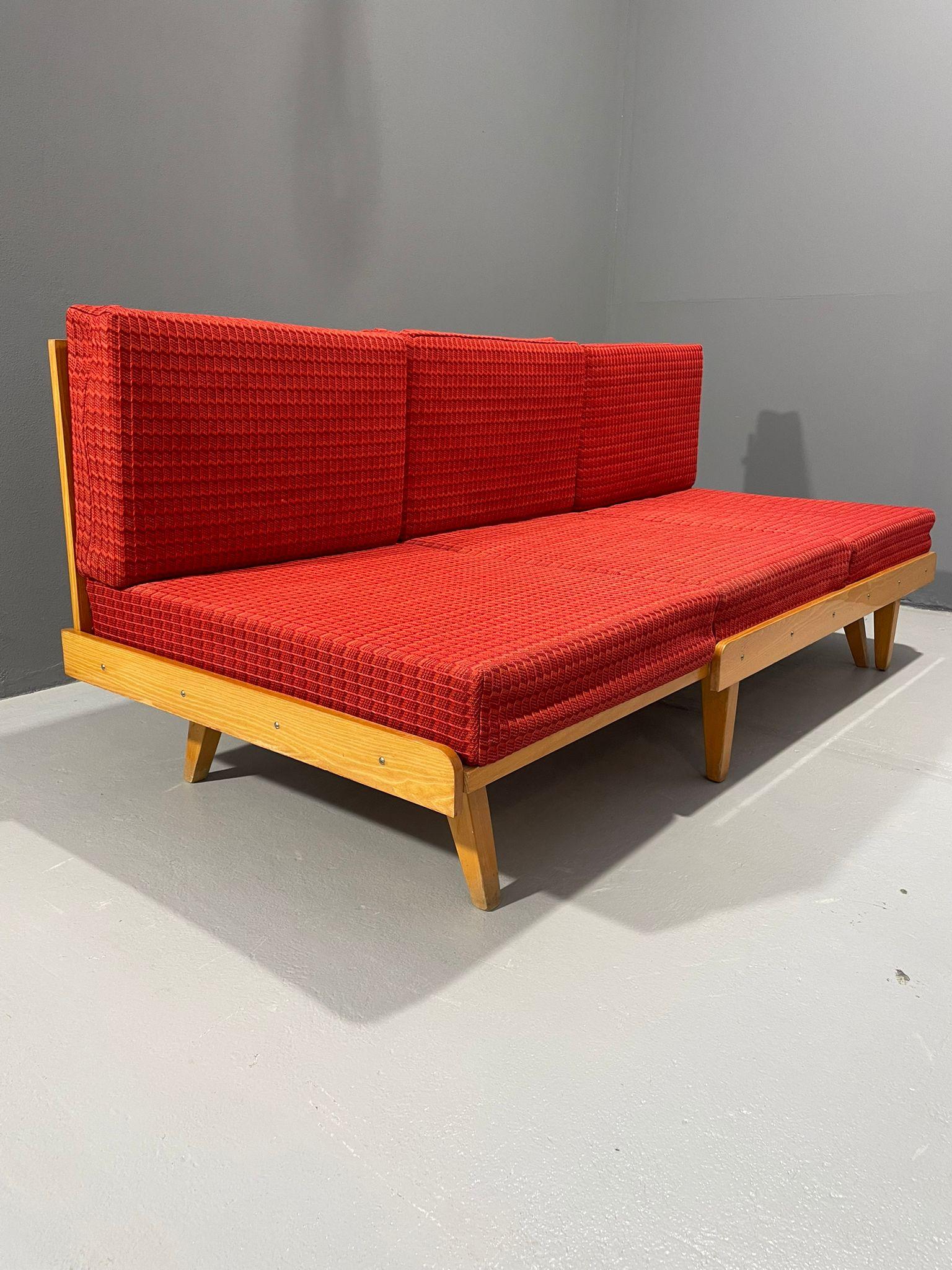 Vintage Convertible Sofa by Tatra Nábytok, 1960s