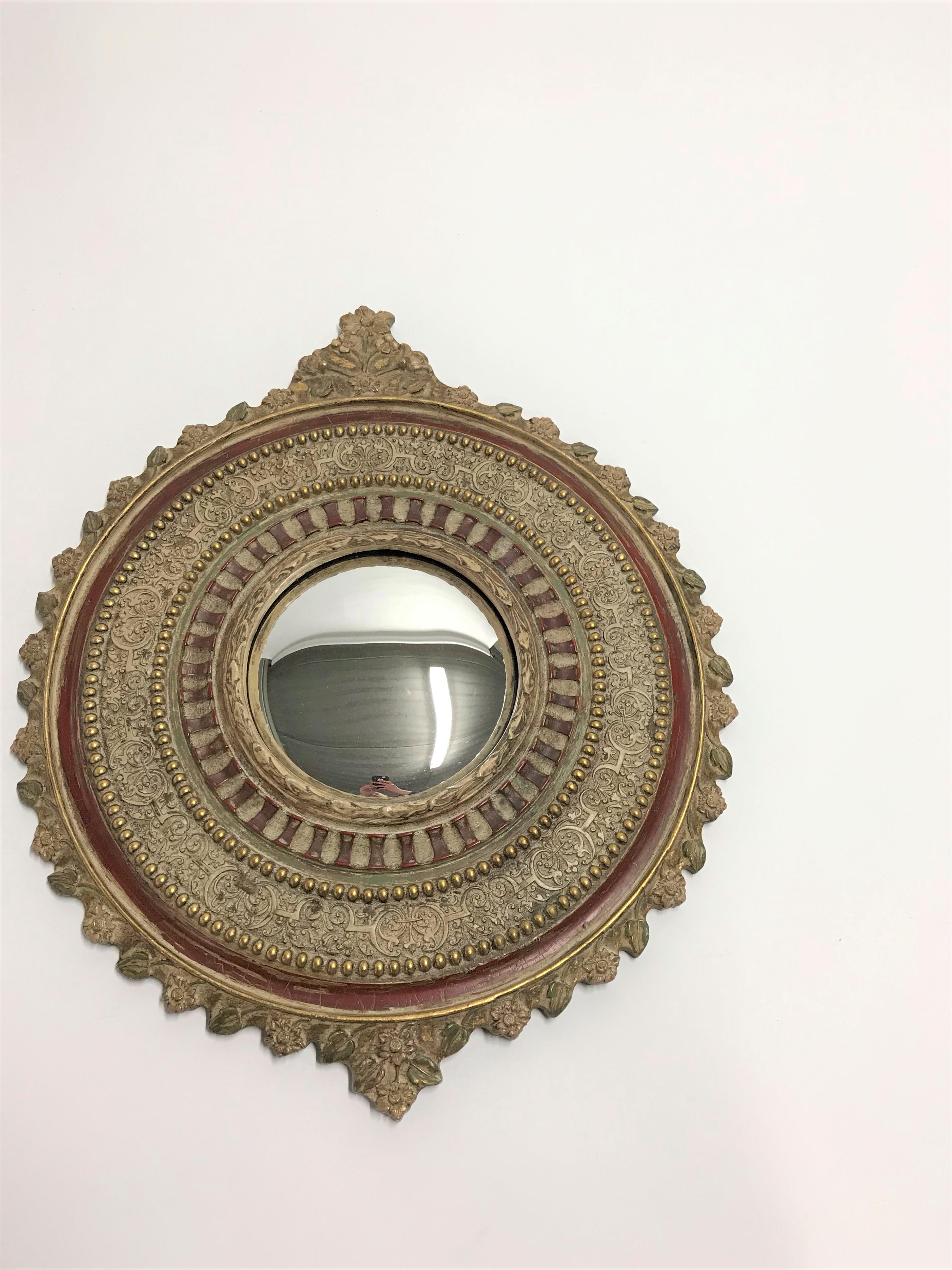Vintage Convex Mirror, 1950s 2