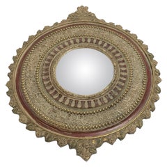 Vintage Convex Mirror, 1950s