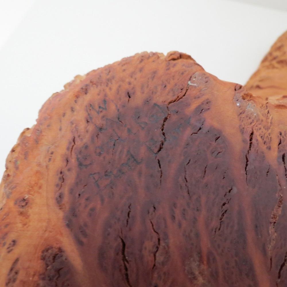 Ciotola decorativa d'epoca in legno di bava Coolibah lavorata a mano in vendita 6
