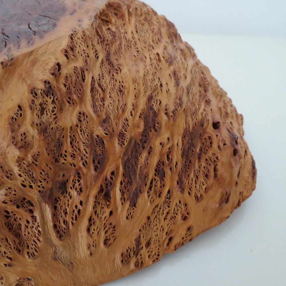 Ciotola decorativa d'epoca in legno di bava Coolibah lavorata a mano in vendita 7