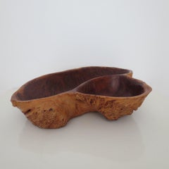 Vintage Coolibah Burr Wood Hand crafted Decorative Bowl