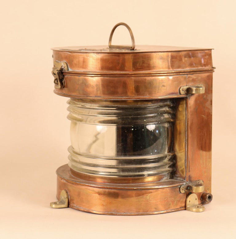 Vintage Copper and Brass Maritime Ship's Masthead Light at 1stDibs