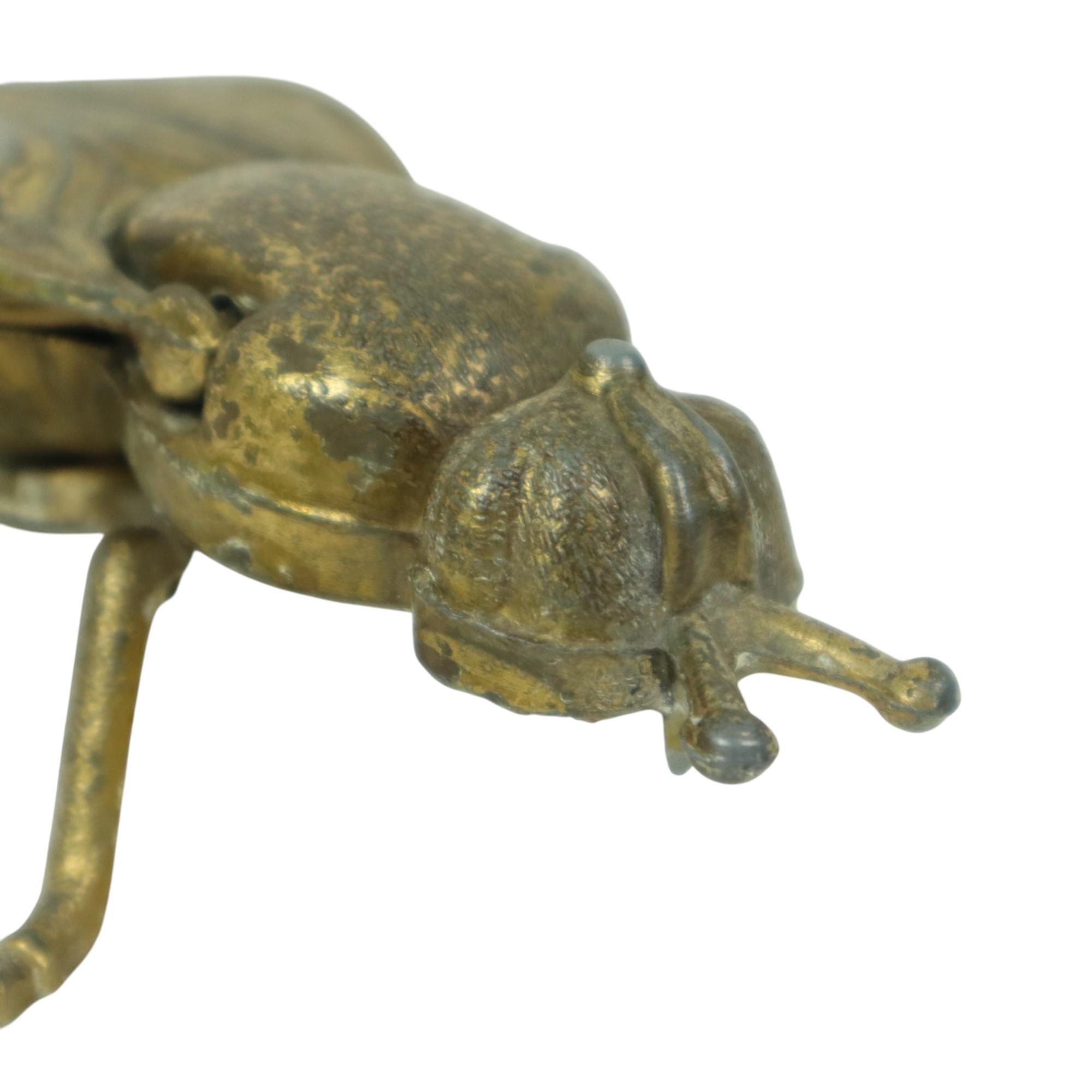 Posacenere d'epoca in rame Fly Brass Italy 1960s in vendita 3