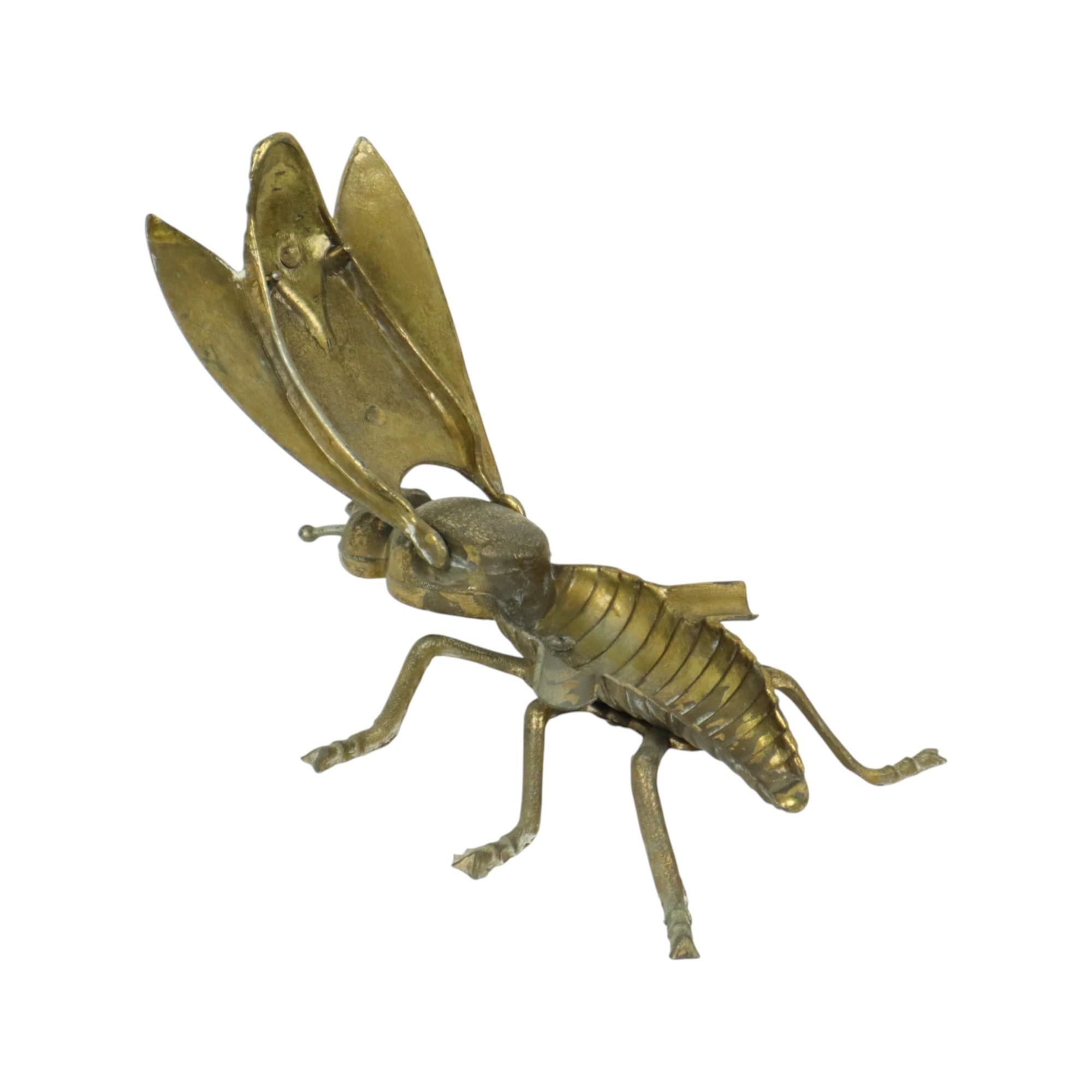 Calco Posacenere d'epoca in rame Fly Brass Italy 1960s in vendita