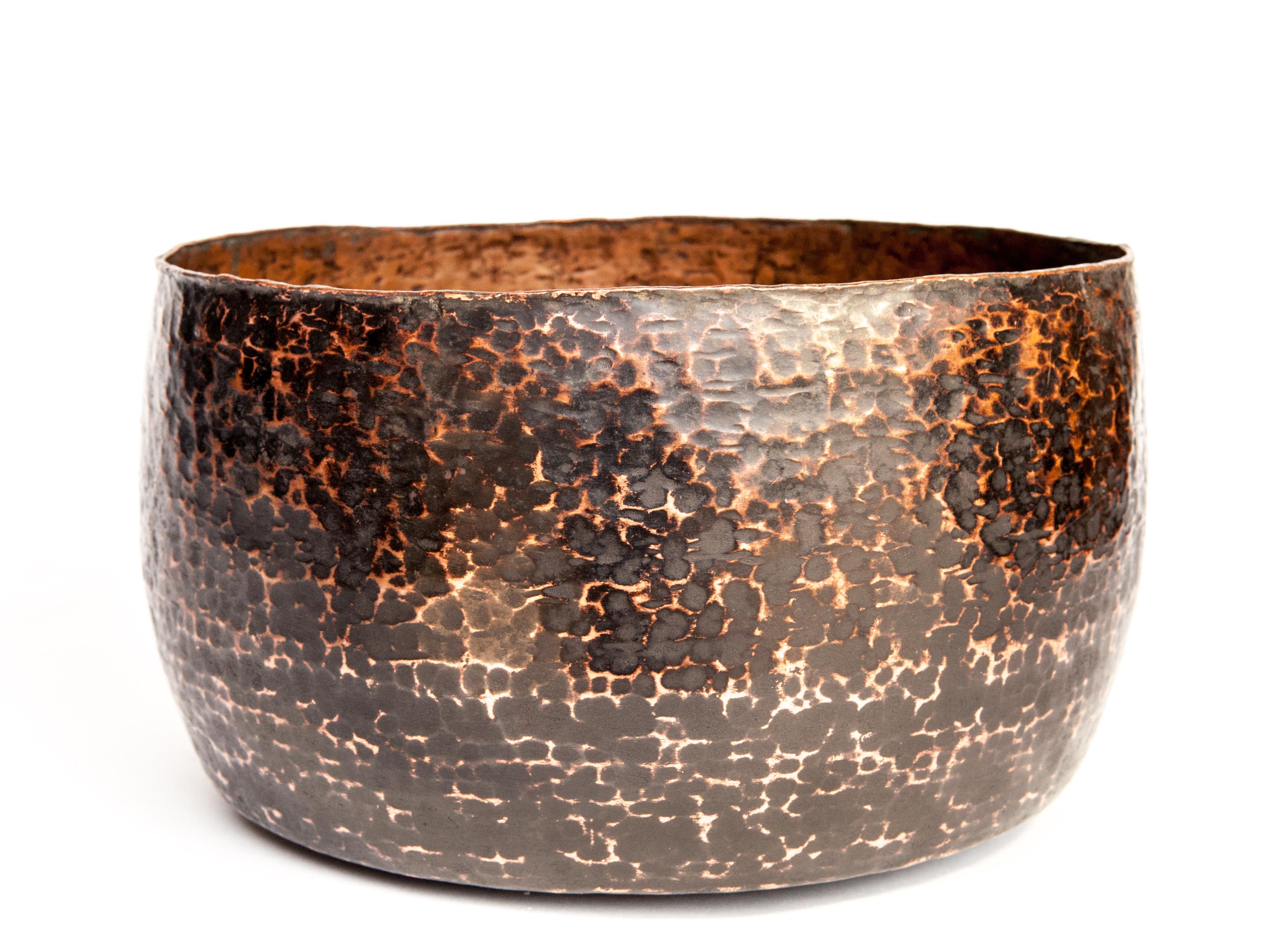 Vintage Copper Bowl from the Nepal Himal, Mid-20th Century 5