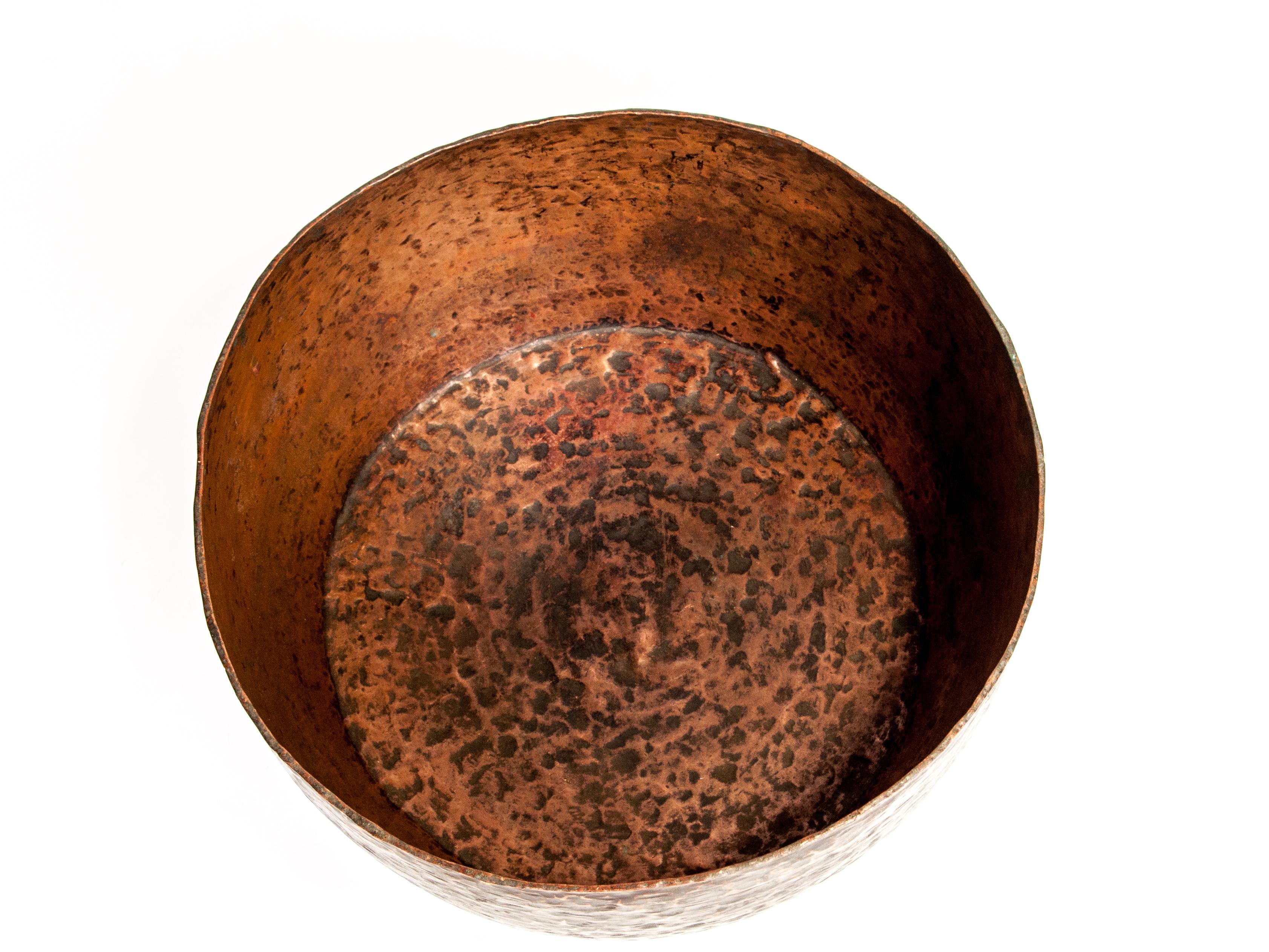 Vintage Copper Bowl from the Nepal Himal, Mid-20th Century 3