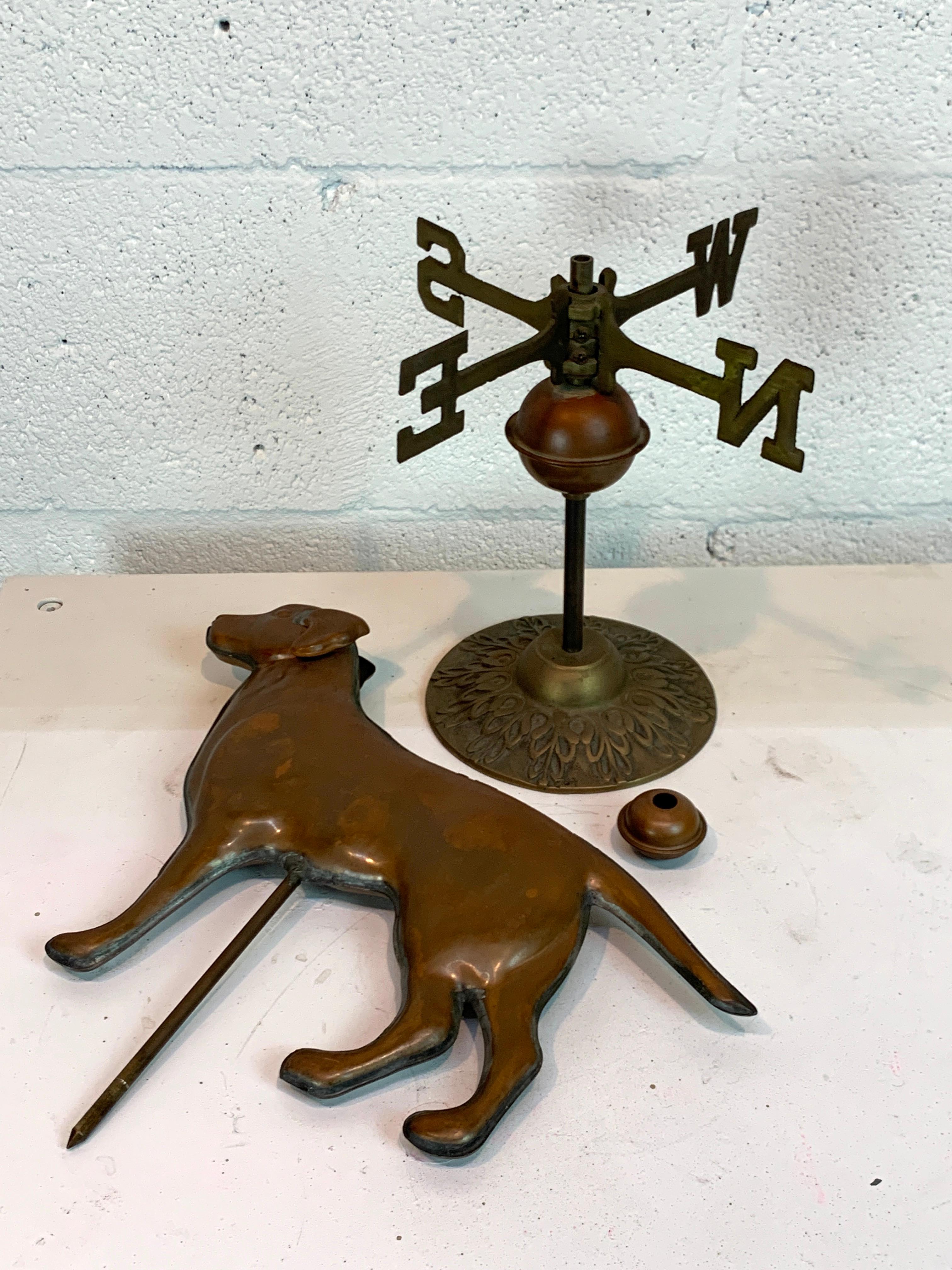 mount,sold as shown Details about   Beautiful COPPER antique finish weathervane,COMPLETE SETUP 