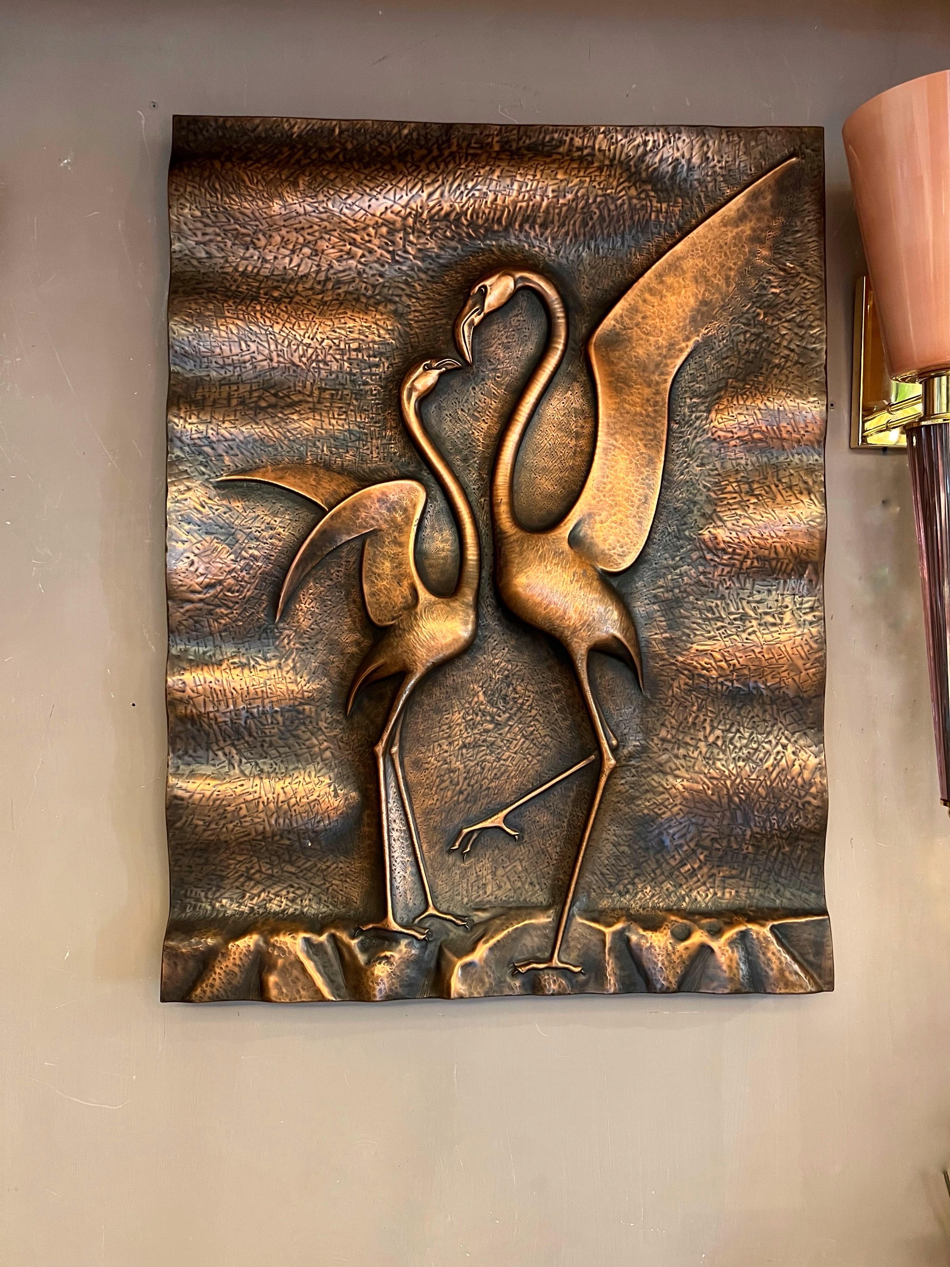 embossed copper art