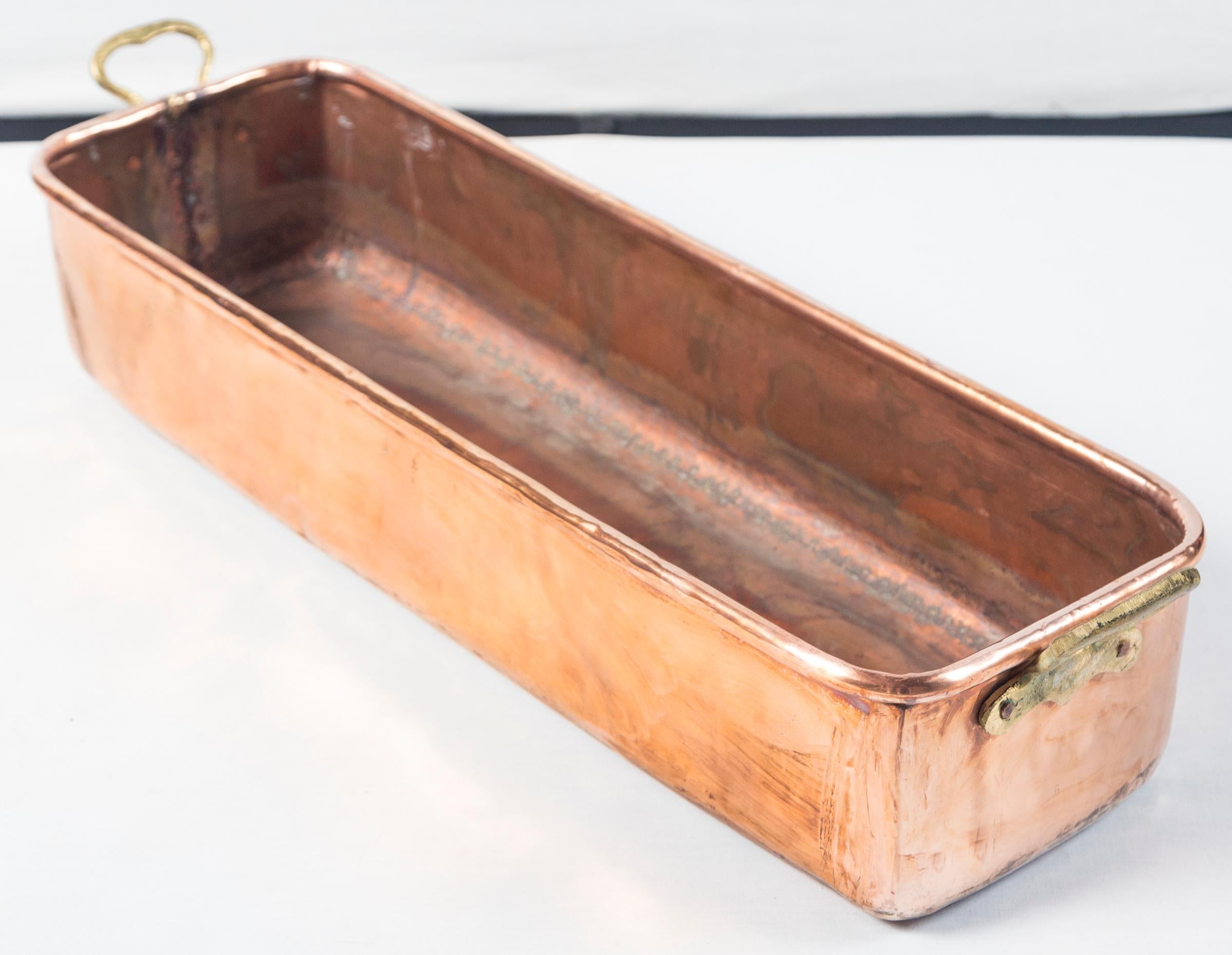 Vintage Copper Fish Pan, Early 20th Century 3