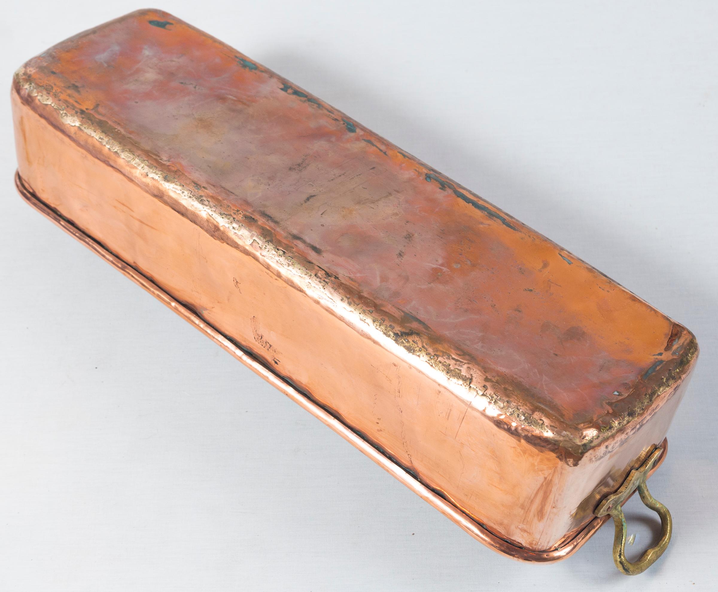 Vintage Copper Fish Pan, Early 20th Century 4