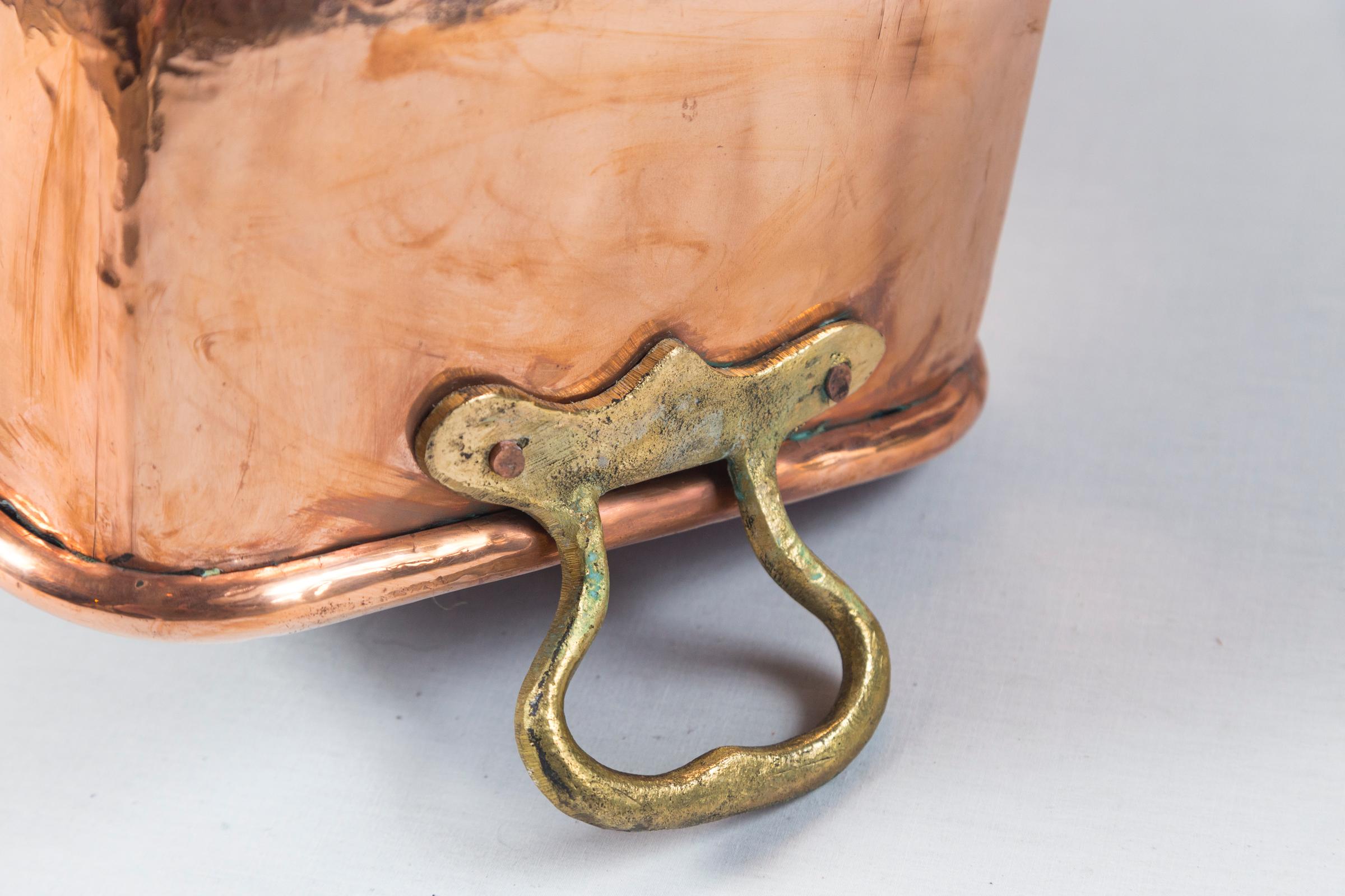 Vintage Copper Fish Pan, Early 20th Century 5