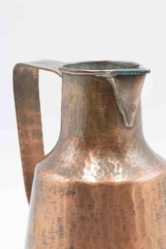 Vintage Copper Jug by Eugen Zint, Italy, 1930s