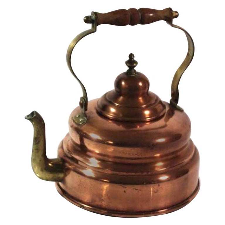Vintage Copper Kettle SUS, Germany End of 1800 For Sale at 1stDibs