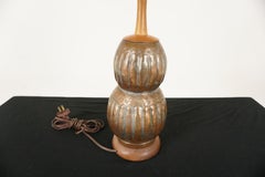 Vintage Copper Lamp and Shade, American 1940, H925