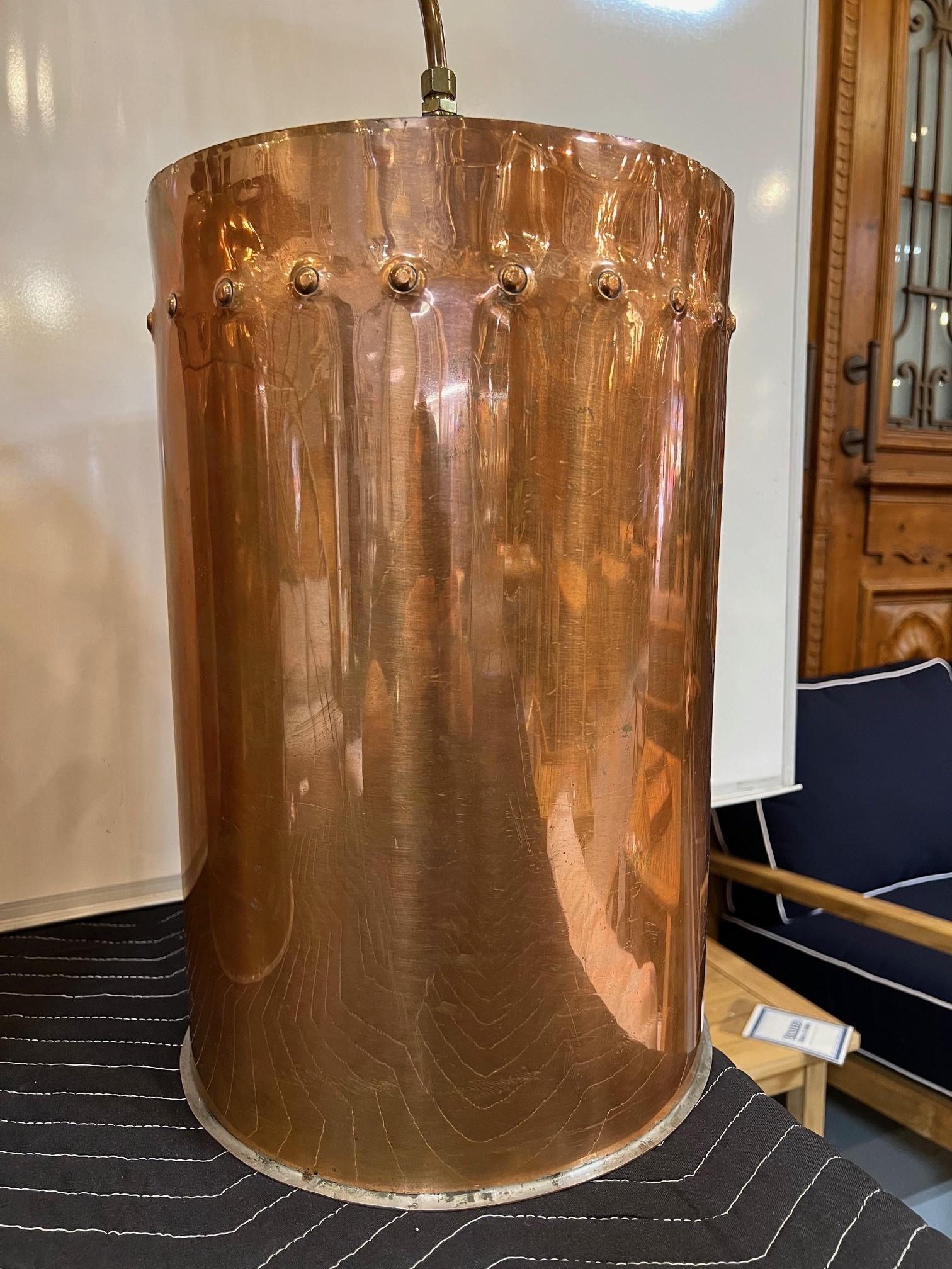 20th Century Vintage Copper Moonshine Whiskey Distiller, Still Dahlquist MFG. Co. 25 Gallon   For Sale