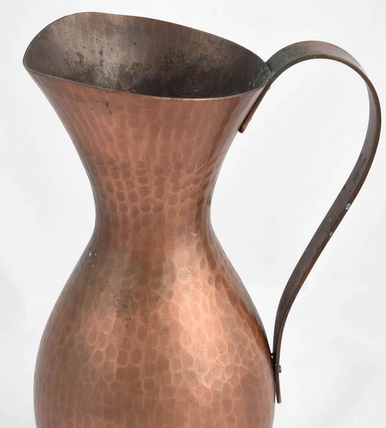 Vintage Copper Pitcher by Eugen Zint, 1950s For Sale at 1stDibs