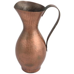 Retro Copper Pitcher by Eugen Zint, 1950s