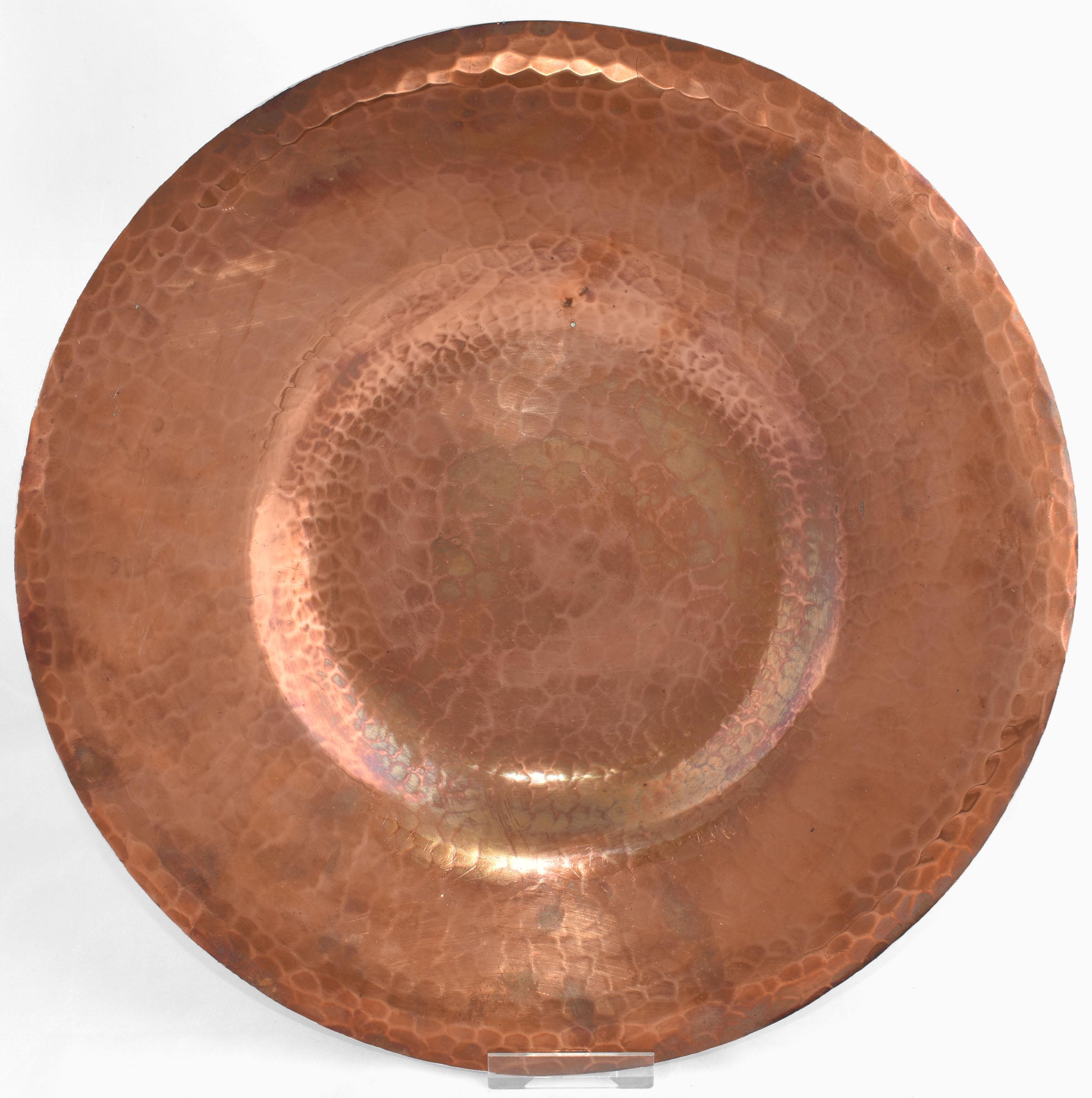 Vintage Copper Plate by Karl Raichle, Germany, 1960s In Good Condition In Roma, IT